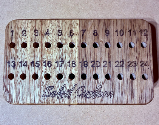 Fret Holder / Caddy - Black Limba