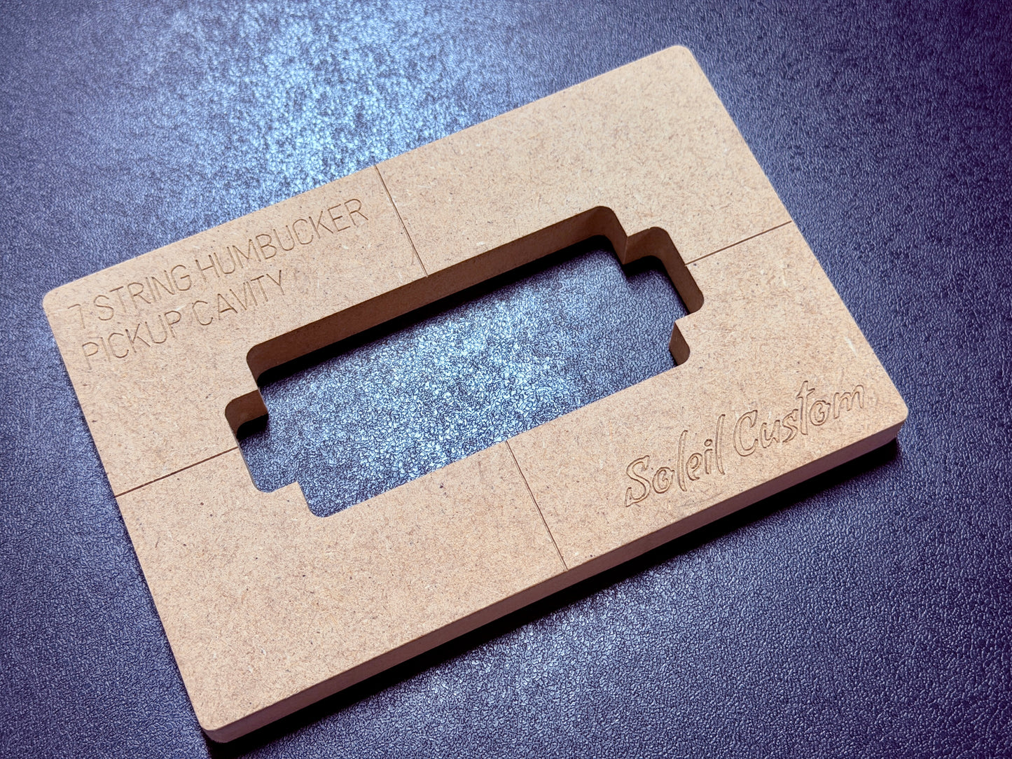 7 String Pickup Humbucker Routing Template