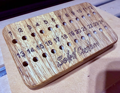 Fret Holder / Caddy - Black Limba