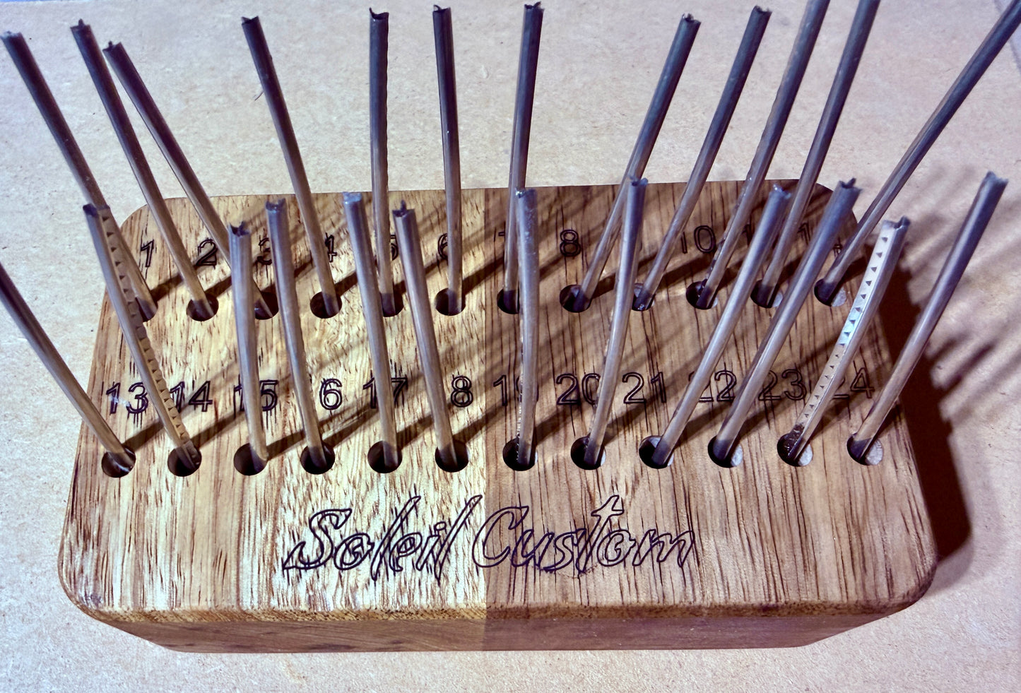 Fret Holder / Caddy - Black Limba