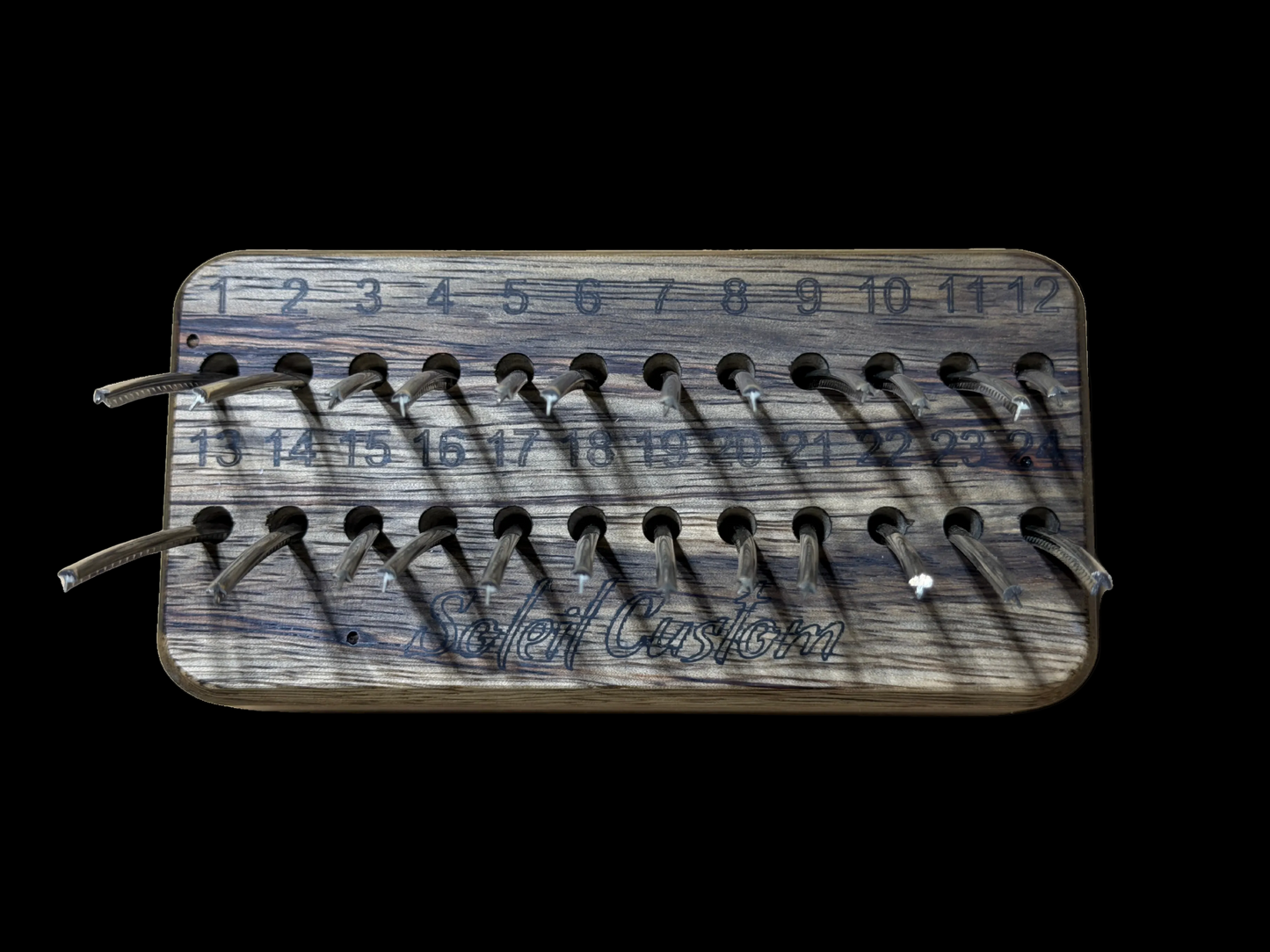 Fret Holder / Caddy - Black Limba