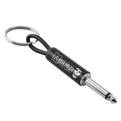 Misfits Logo Guitar Plug Keychain