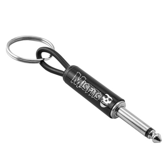 Misfits Logo Guitar Plug Keychain