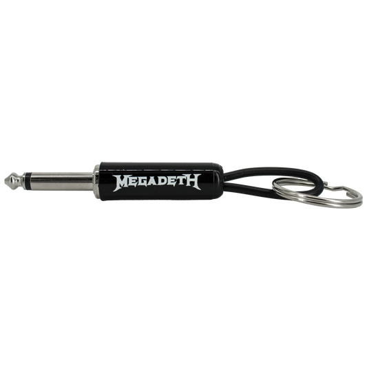 Megadeth Logo Guitar Plug Keychain