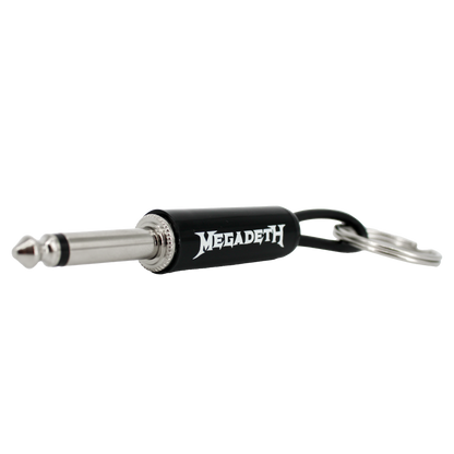 Megadeth Logo Guitar Plug Keychain