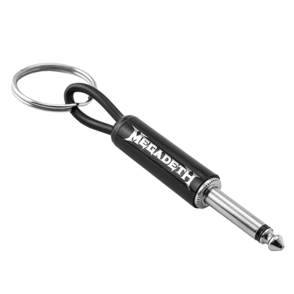 Megadeth Logo Guitar Plug Keychain