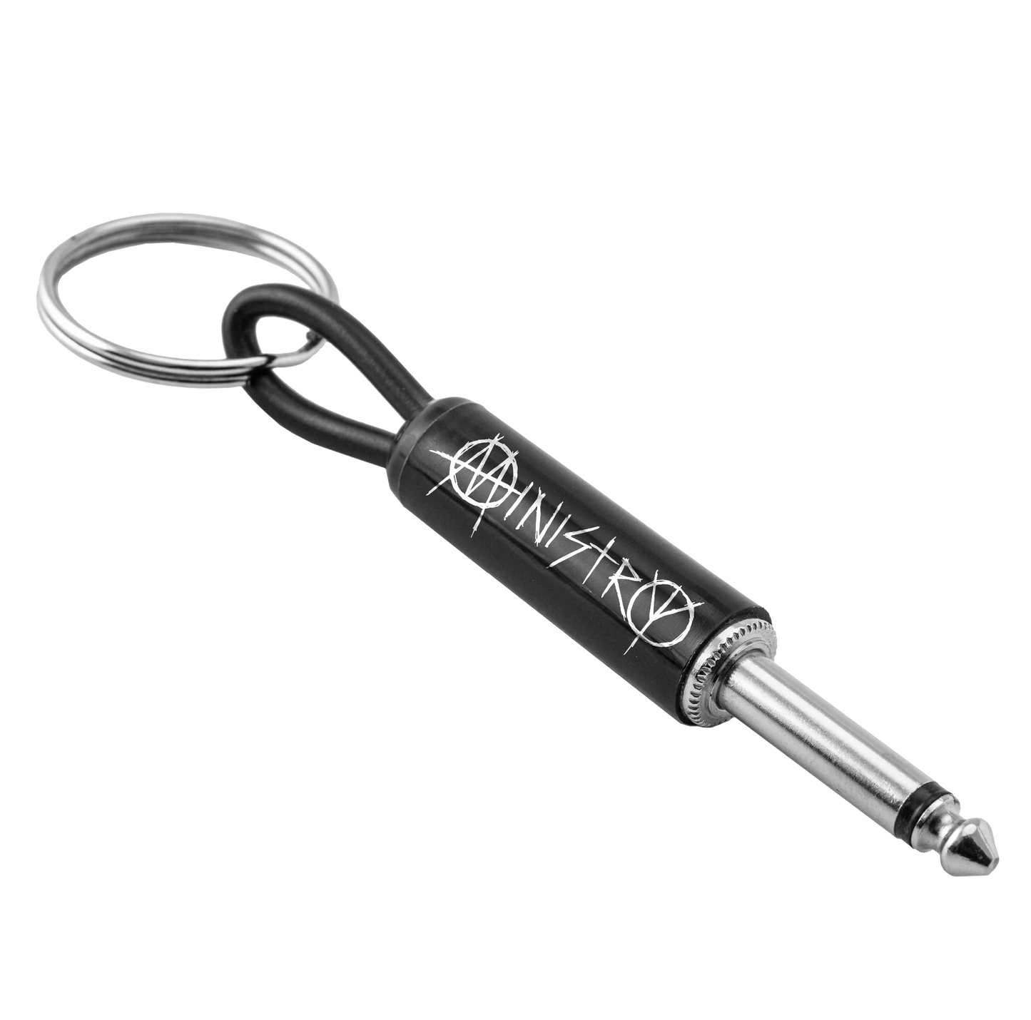 Ministry Logo Guitar Plug Keychain